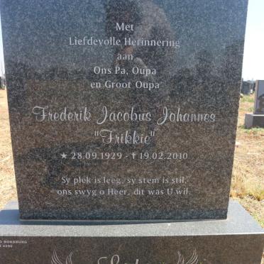 LOTZ Frederik Jacobus Johannes 1929-2010