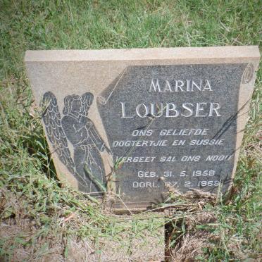 LOUBSER Marina 1958-1969