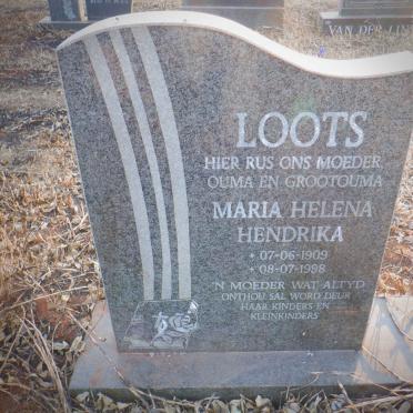 LOOTS Maria Helena Hendrika 1909-1998