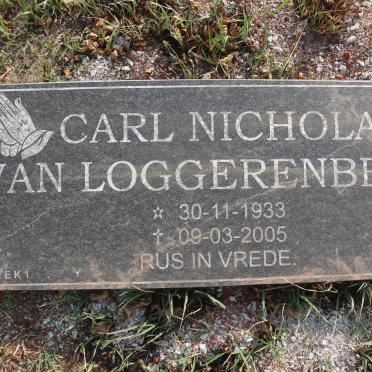 LOGGERENBERG Carl Nicholas, van 1933-2005