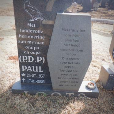 LOOTS Paul P.D.P. 1937-2003