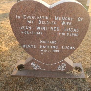 LUCAS Denys Harding 1919- &amp; Jean Winifred 1942-1989