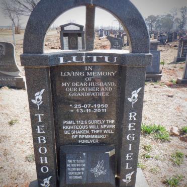 LUTU Teboho Regiel 1950-2011