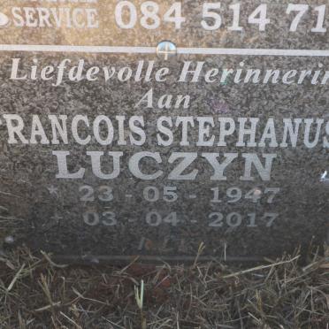 LUCZYN Francois Stephanus 1947-2017