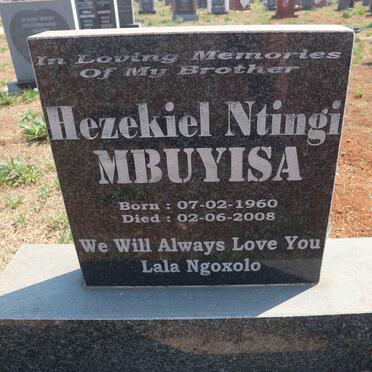 MBUYISA Hezekiel Ntingi 1960-2008