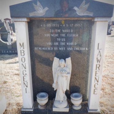 MBONGENI Lawrence 1955-1992