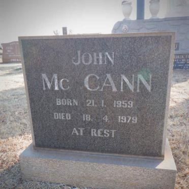 MCCANN John 1959-1979