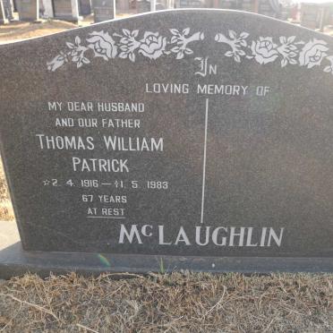 MCLAUGHLIN Thomas William Patrick 1916-1983