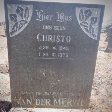 MERWE Christo, van der 1945-1979