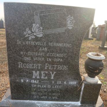 MEY Robert Petrus 1947-1999 