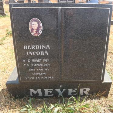 MEYER Berdina Jacoba 1965-2009