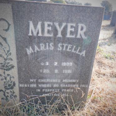 MEYER Maris Stella 1908-1981