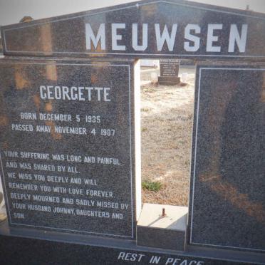 MEUWSEN Georgette 1935-1987