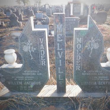 MELVILLE Willem Jacobus 1932-1996 &amp; Luzeida Gertruida 1934-