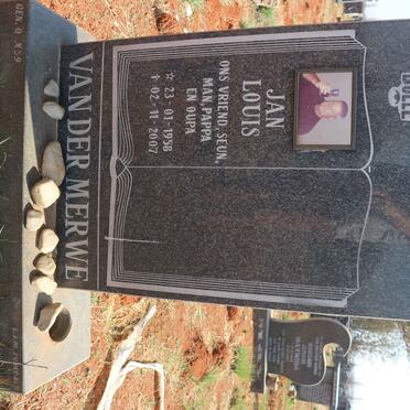 MERWE Jan Louis, van der 1958-2007