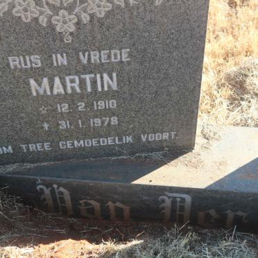 MERWE Martin, van der 1910-1978