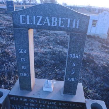 MERRYWEATHER Elizabeth 1980-1981
