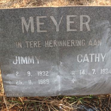 MEYER Jimmy 1932-1989 &amp; Cathy 1934-