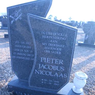 MERWE Pieter Jacobus Nicolaas, van der 1948-2003