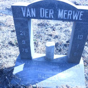 MERWE Mariska, van der 1978-1981