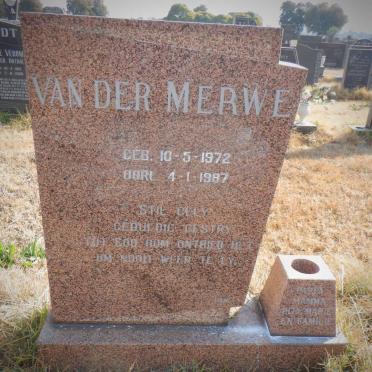 MERWE, van der 1972-1987