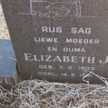 MERWE Carl J., van der 1892-1975 &amp; Elizabeth J. 1903-1981