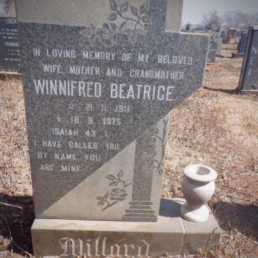 MILLARD Winnifred Beatrice 1911-1975
