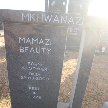 MKHWANAZI Mamazi Beauty 1924-2000