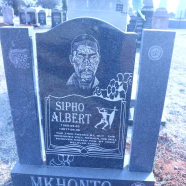 MKHONTO Sipho Albert 1968-2017