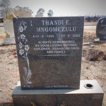 MNGOMEZULU Thandile 1955-2002