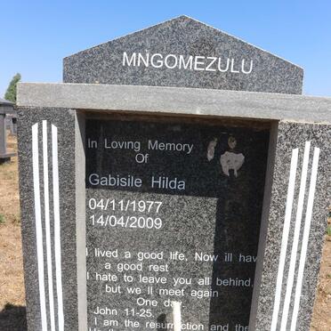 MNGOMEZULU Gabisile Hilda 1977-2009