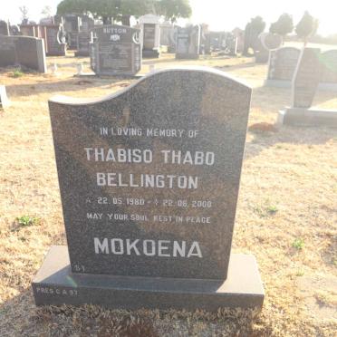 MOKOENA Thabiso Thabo Bellington 1980-2000