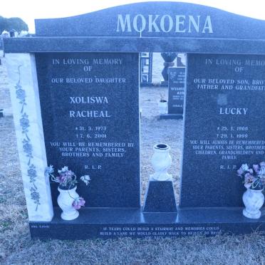 MOKOENA Lucky 1966-1999 &amp; Xoliswa Racheal 1973-2001