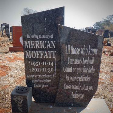 MOFFATT Merican 1951-2011