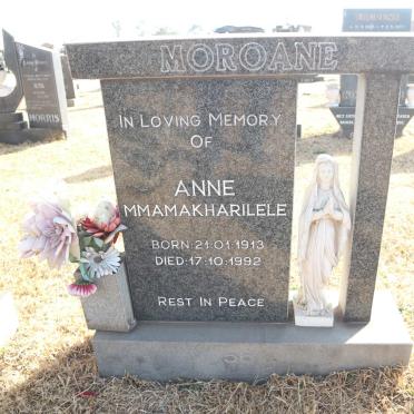MOROANE Anne Mmamakharilele 1913-1992