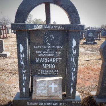 MOKHAMPANYANE Margaret Mpho 1952-2003