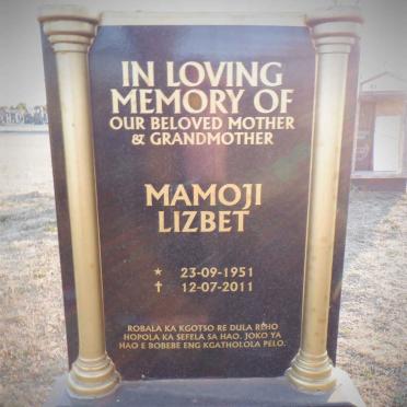 MOKOENA Mamoji Lizbet 1951-2011