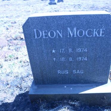 MOCKÉ Deon 1974-1974
