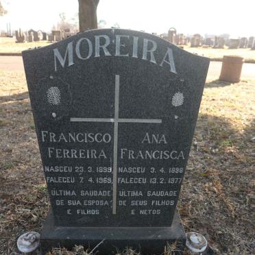 MOREIRA Francisco Ferreira 1899-1969 &amp; Ana Francisca 1898-1977