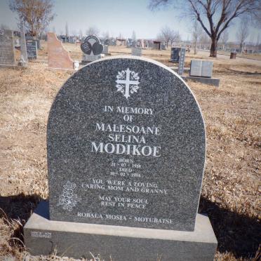 MODIKOE Malesoane Selina 1918-1994