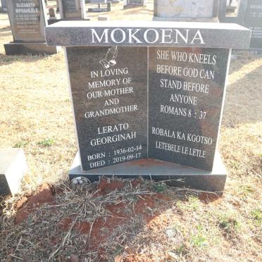 MOKOENA Lerato Georginah 1936-2019