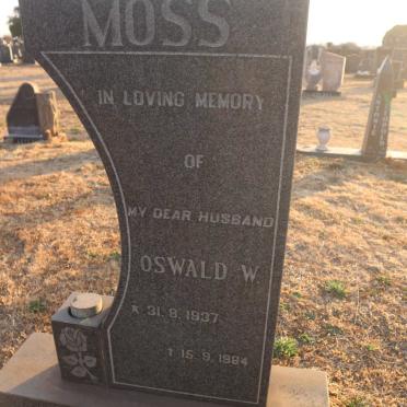 MOSS Oswald W. 1937-1984