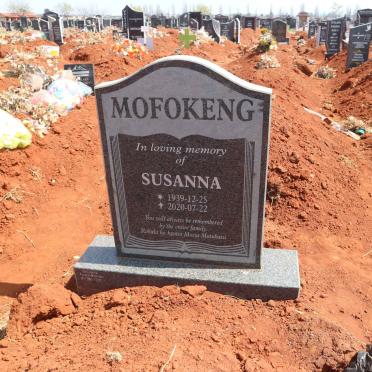 MOFOKENG Susanna 1939-2020