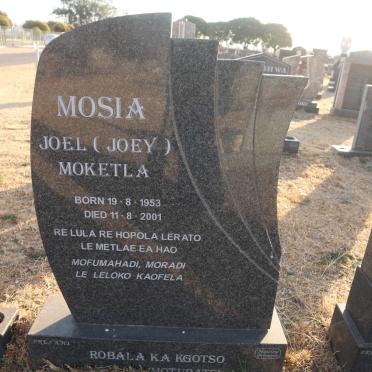 MOSIA Joel Moketla 1953-2001