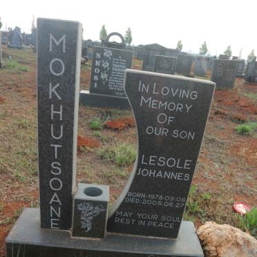 MOKHUTSOANE Lesole Johannes 1978-2005