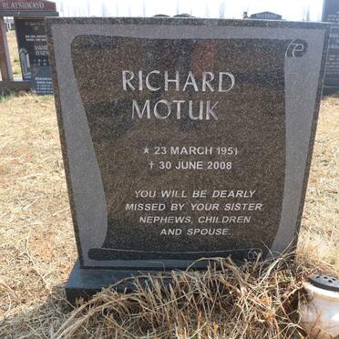 MOTUK Richard 1951-2008