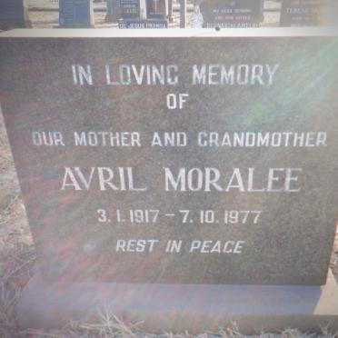 MORALEE Avril 1917-1977