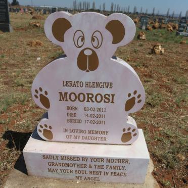 MOOROSI Lerato Hlengiwe 2011-2011