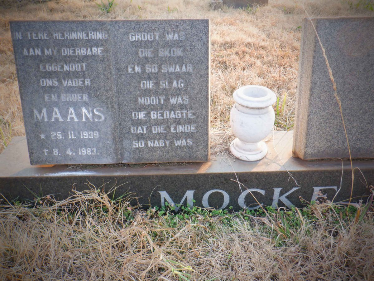 MOCKE Maans 1939-1983