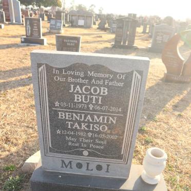 MOLOI Jacob Buti 1973-2014 :: MOLOI Benjamin Takiso 1982-2002